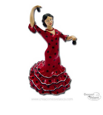 souvenir mosaico artístico flamencas 8334
