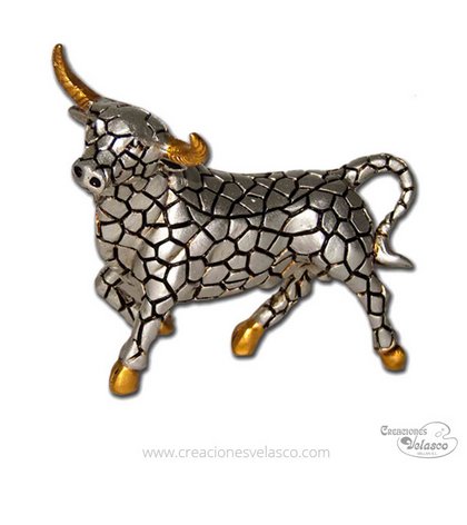 souvenir mosaico toros y toreros 8291