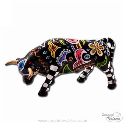 souvenir mosaico toros y toreros 8417