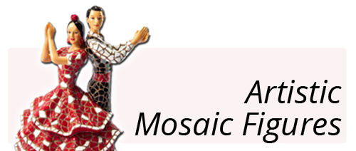 Artistic mosaic figures