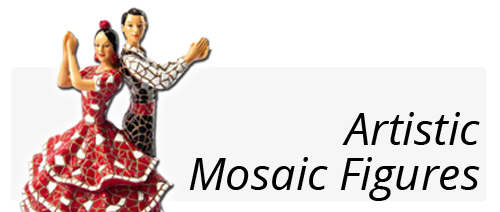 souvernirs mosaic figures